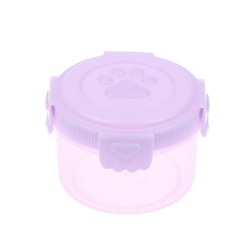 1ks mini kulaté čtvercové lahve kečup koření omáčka lahvička medovo-hořčičný salátový dresink kuchyňská nádoba na bento omáčku