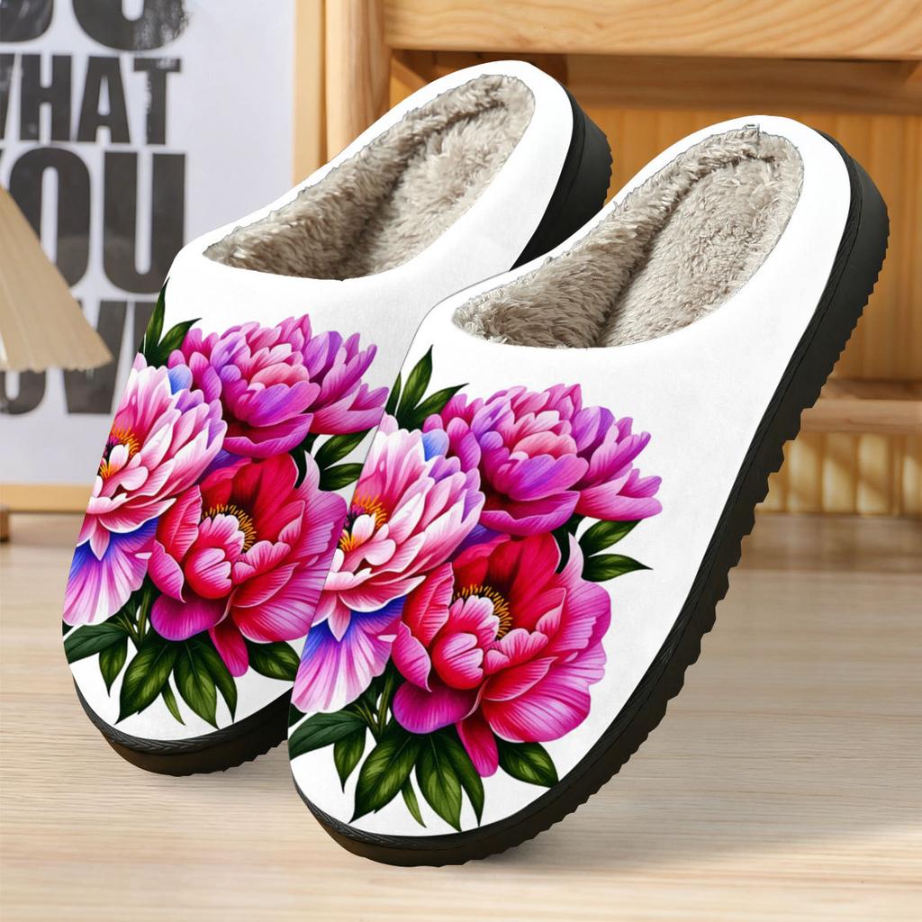 Lässige Baumwollschuhe - Niedliche Cartoon-Hausschuhe für Damen und Herren