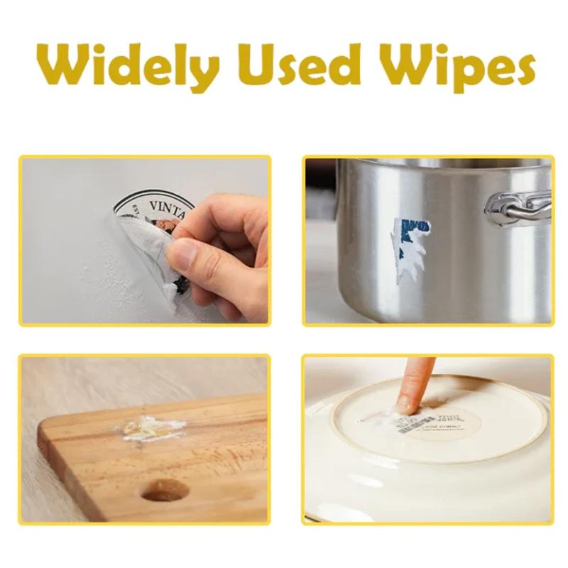 

Degumming Wipes, Household Window Glass Degumming Clean Non-Trace Wipes Portable Cleaner 1pcs