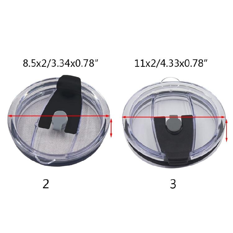 Tumbler Covering Replacement with Straw Hole Plastic Material for Travel Mug