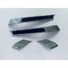 For Toyota Prado LC250 2024 2025 Car Accessories ABS Chrome Body A Pillar +C Pillar Decorated With Two-Tone Sequ