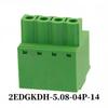1pc 2EDGKDH-5.08 Spring Loaded Terminal Blocks Weld-free Screw-free Quick Press Wiring For Electrical Equipment