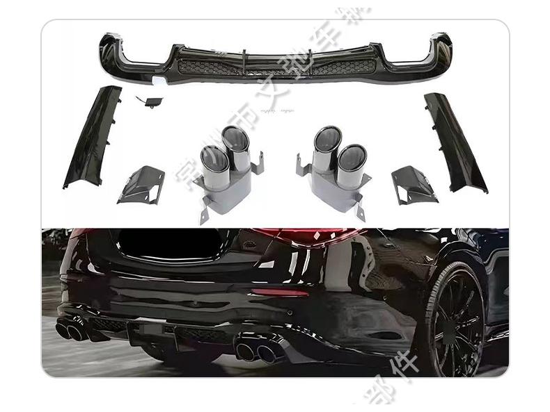 Brabus Rear Diffuser Kit with Tailpipe for 2021+ Mercedes S-Class W223