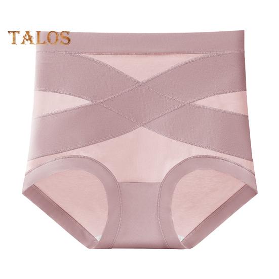 Women's High Waist Cotton Underwear Seamless Tummy Control Shapewear Panties Stretch Full Coverage Postpartum Briefs