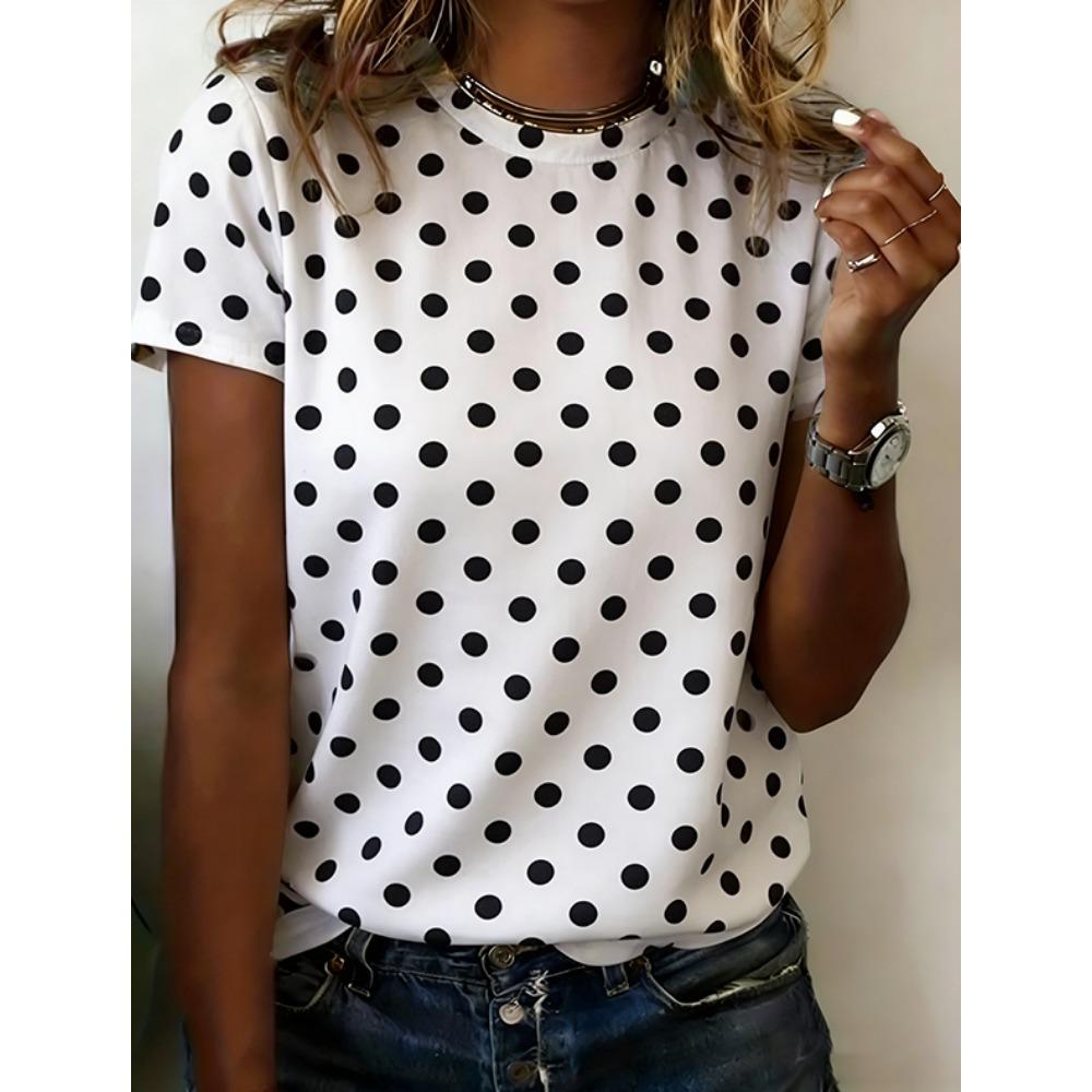 

Summer women s checkered printed fashionable short sleeved shirt 3XL
