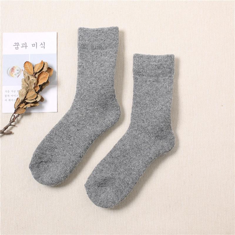 Superdicke Wollmischung Socken für Damen und Herren, mittellang - Gemütlich und warm für Herbst und Winter