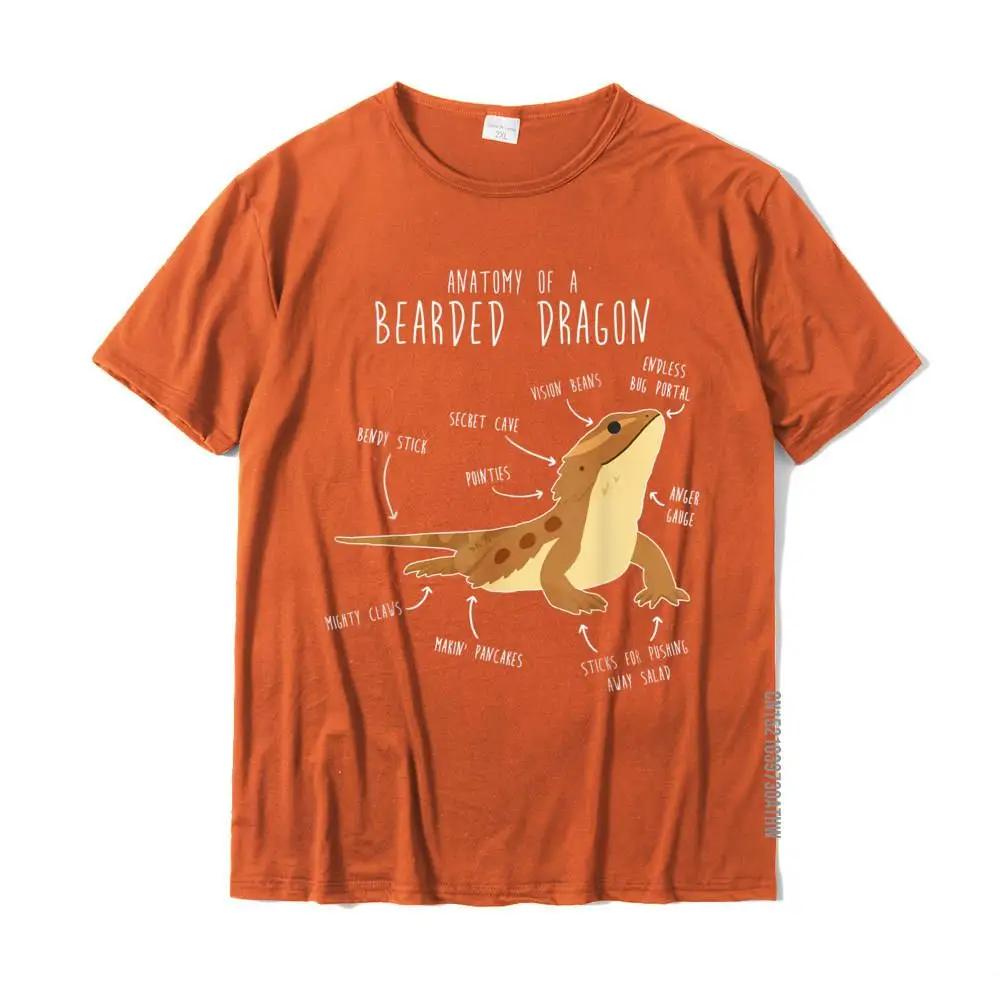 Anatomy Of A Bearded Dragon Funny Pet Reptile Lover T-Shirt Fashionable Young Tshirts Cotton Tops T Shirt Normal
