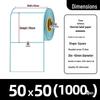 Durable Thermal Barcode Label Stickers - Single/Double/Multiple Rows