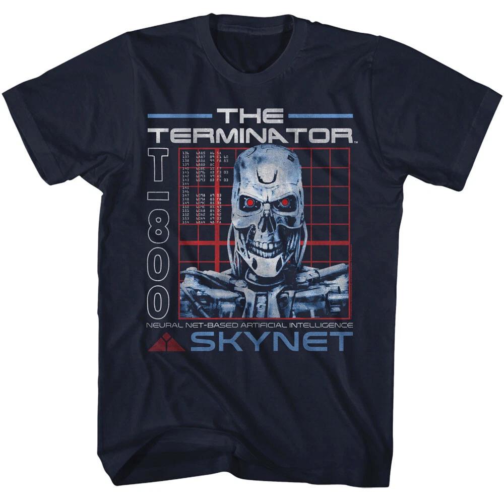The Terminator T-800 Neural Net Based Artificial Intel Skynet Men s T Shirt S