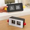Nordic Style Retro Flip Clock: Automatic Page Turn, Ideal for Desk or Bedside in Living Room, Bedroom, or Study. Simple and Creative Design.