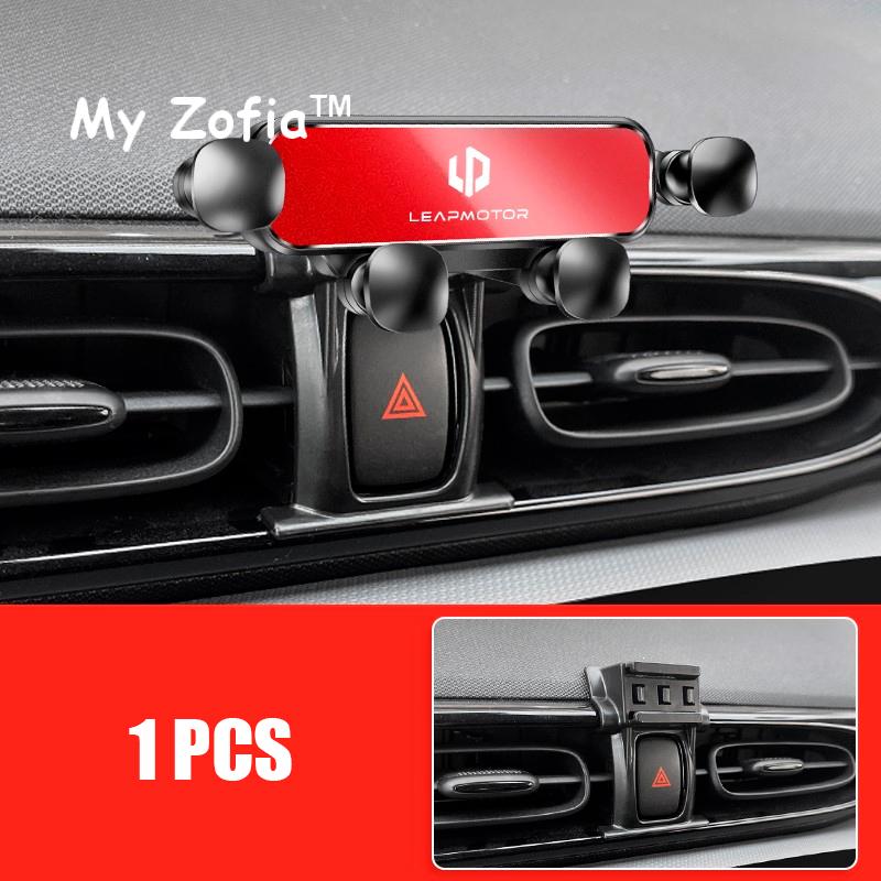 For Leapmotor T03 2023 2024 2025 Adjustable Car Phone Mount Holder Gravity Navigation Bracket Rotatable Support Accessories