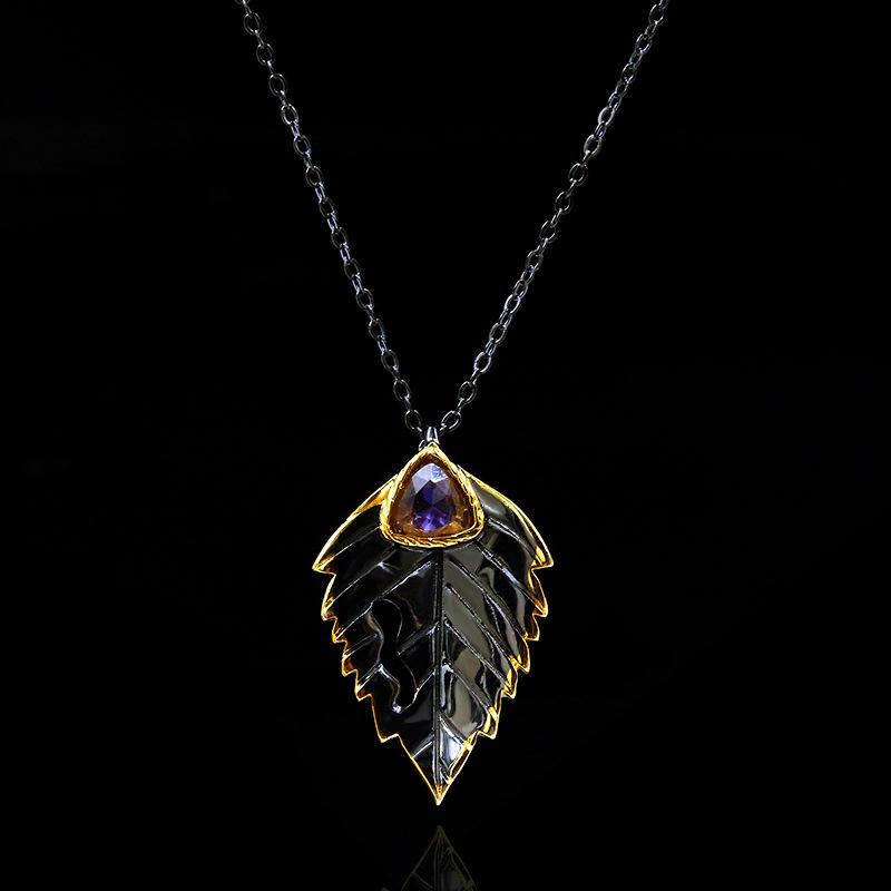 

European and American Jewelry Popular Retro Two color Necklace