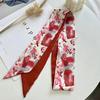 Korean Style Silk Scarf and Hairband Set - Versatile Women's Accessory for Summer