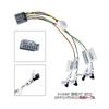 YOBIS Kenwood Compatible Saispeed Navi ETC Steering Remote Control Cable + Dedicated Terminal/Universal RCA Converter Rear Camera Connection Cable