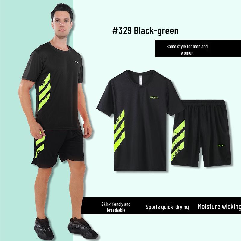 2023 Unisex Sports Suit: Breathable Quick-Dry Fitness & Running Gear