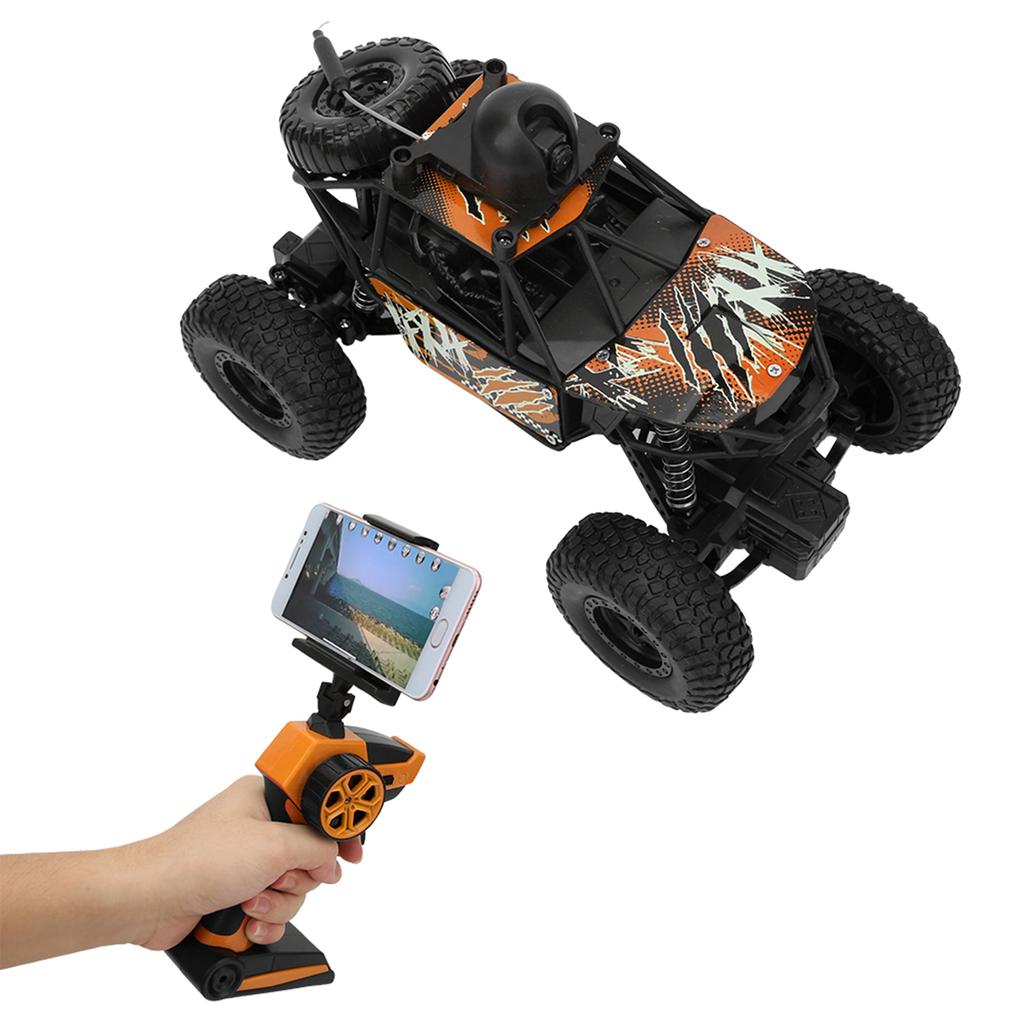 720P WIFI FPV 2.4G Frequency 1 22 Scale Remote Control Car Model Children ToyOrange