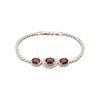 Elegant Zircon Oval Buckle Bracelet - Simple, Versatile, High-End Fashion Jewelry