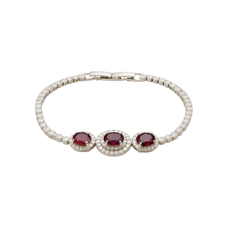 Elegant Zircon Oval Buckle Bracelet - Simple, Versatile, High-End Fashion Jewelry