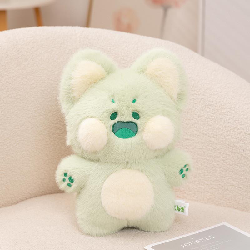 

Dudu Cat Plush Toy Pillow With Pp Cotton Filling For Kids And Teens 40cm зелёный