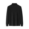 Men's Retro Long Sleeve Polo Shirt - Trendy Harajuku Style, Loose Fit Autumn Top with Turn-down Collar