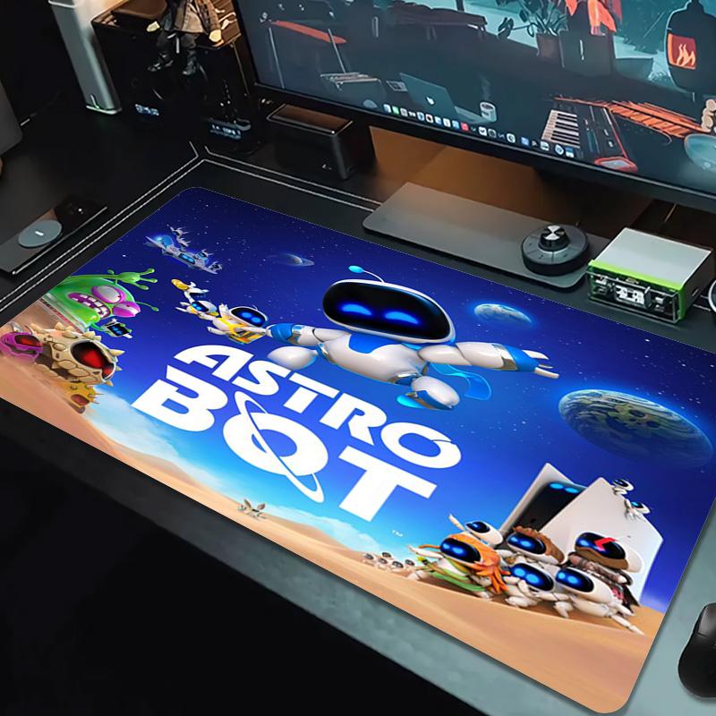 Astro bot Color Mouse Pad Large Gaming Table Cushion Non-slip Laptop Tablet Big Mousepad XXL Mat Mini PC Playmat With Lock edge