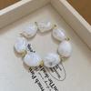 Bohomia Irregular Acrylic Oval Elastic Beaded Strand Bracelets for Women Vintage Leisure Bracelet Fashion Jewelry Gifts