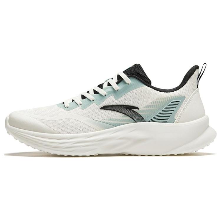 New Anta Cushioning Anti Slip And Wear Resistant Low Top Running Shoes Men's White Blue 912415522-2