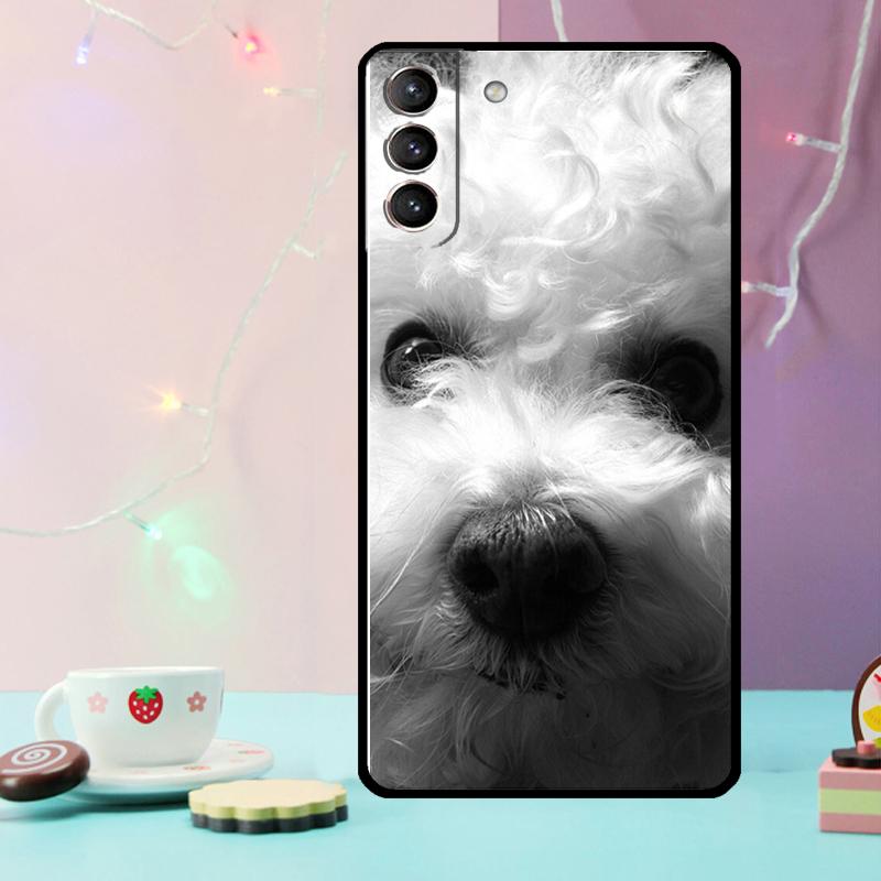 

Bichon Frise Dog Puppy Phone Case For Samsung Galaxy S25 Ultra S20 S21 S22 S23 S24 Plus S9 S10 S24 FE S25 FE Cover For Galaxy S9