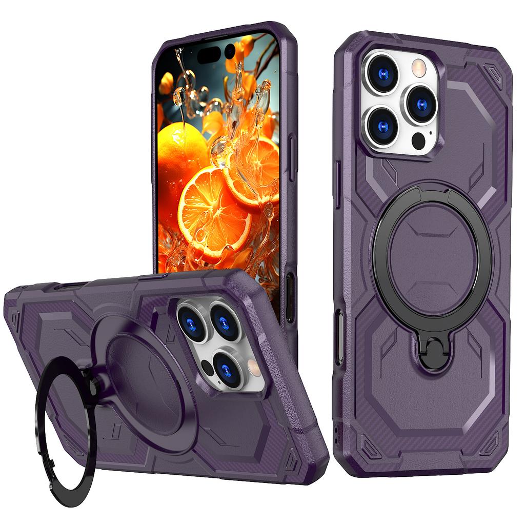 Winner for IPhone 16PRO Rotating Stand Phone Case Anti Shock and Anti Drop Matte for Apple 16E Case