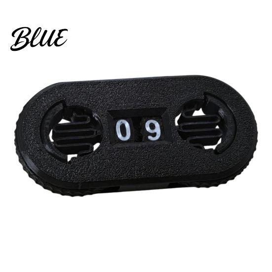 Practical Combination Lock Buckle Two-Digit 3D Digital Printed Life Counter with Elastic Health Storage Box Accessory Tracker Counter for