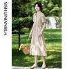 Sishui Nianhua 2025 Summer French Elegant Slimming Petite Dress