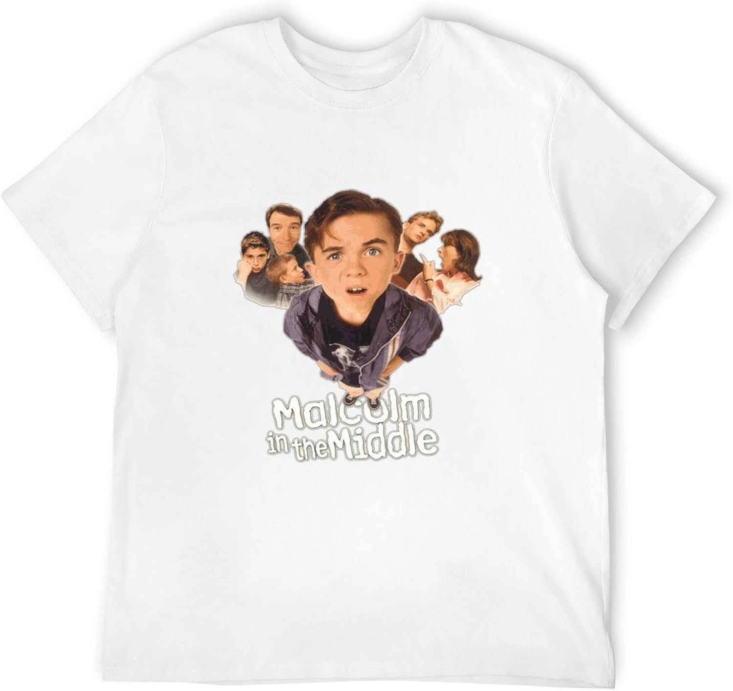 AILIAN Malcolm in The Middle Essential T-Shirt Mens Graphic t-Shirts XL белый
