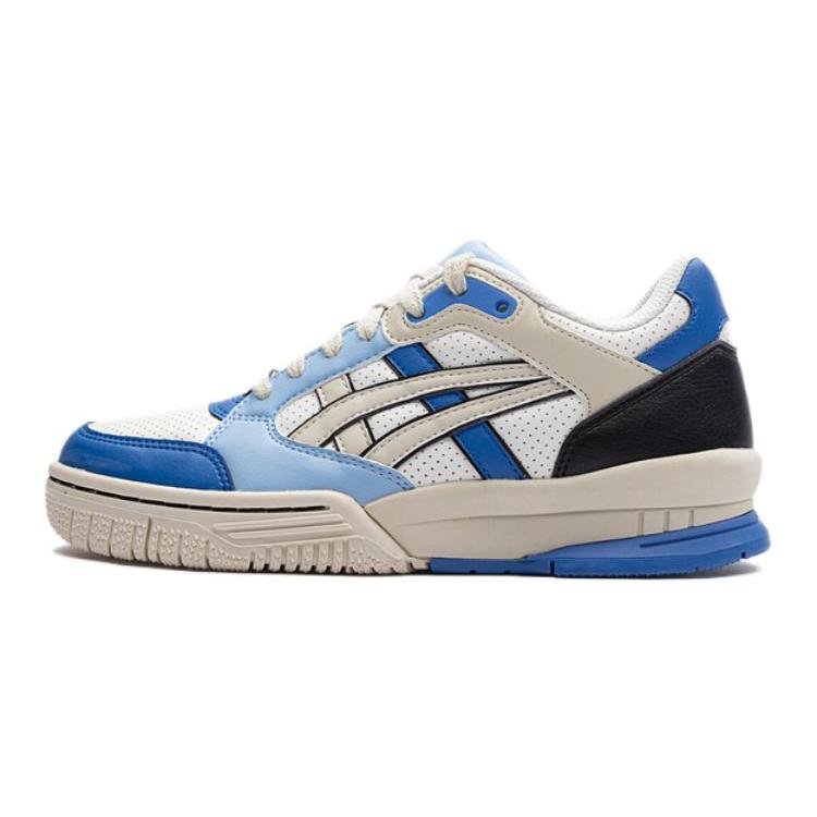 New Asics Gel Spotlyte Low Top Children's Basketball Shoes Blue White Teenagers 1204A127-103