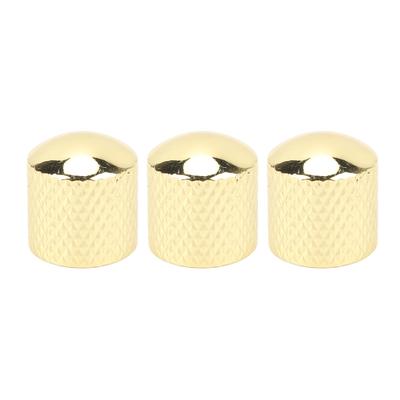 3 ks Knoflík pro elektrickou kytaru Vynikající vzhled Pevný kovový Univerzální náhradní knoflík pro kytarový potenciometr