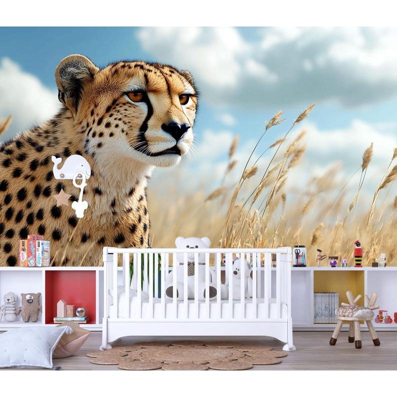 cheetah tapestry 75x100 чёрный