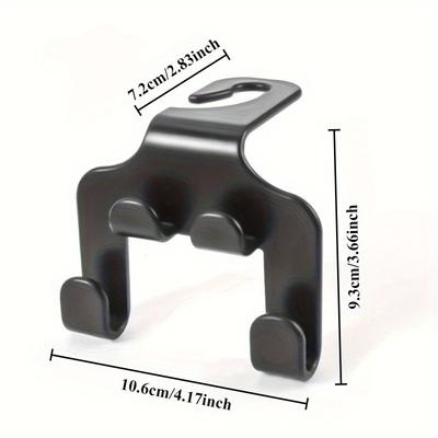 1/2PCS Car Multi-function Mobile Phone Holder Hook Car Seat Hook with Mobile Phone Holder Storage Hook