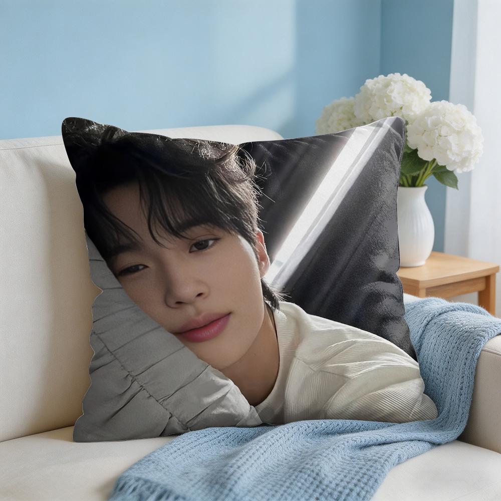BByeon WWooseok Korea Cushion Cover Square Pillow Bedroom Sofa Leisure Comfort Living Room Home Decoration X