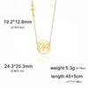 Jeshayuan Hollow World Map Necklace Aircraft And Globe Circle Charm Necklace Birthday Gifts