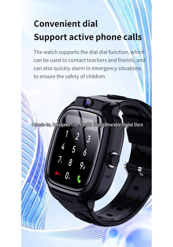 Y88 Kids 4G Smart Watch: Large Screen, Video, WiFi, Waterproof, Multi-language, GPS