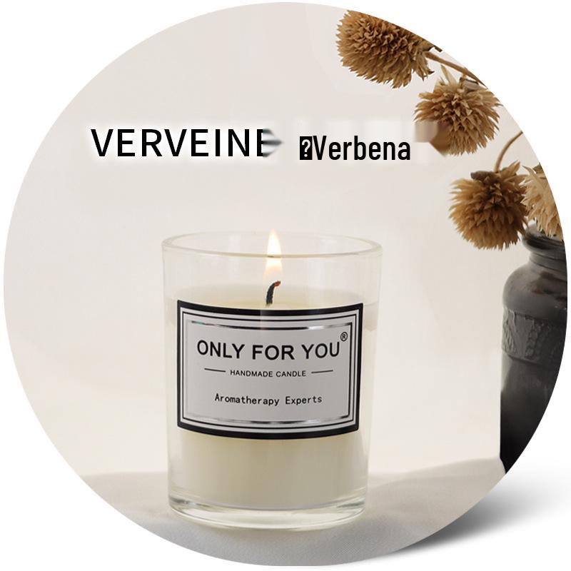 Silver Label Soy Wax Aromatherapy Candle - Essential Oil Birthday Gift