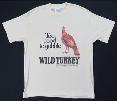 Nadir Vintage Selec Vahşi Türkiye Çok İyi Gobble 80S 90S Viski Unisex Tişörtler