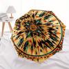 Bohemian Mandala Runder Teppich, Lebendiger Teppich mit ethnischem Muster für Wohnzimmer-Dekoration Regenschirm, Niedlicher Regenschirm mit süßem Design, Tragbarer 3-fach Kompakter Regenschirm