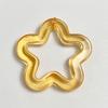5pcs Acrylic Hollow Flower Charm Colorful Star Pendant for DIY Earring Necklaces Bracelets Jewelry Making Findings Craft