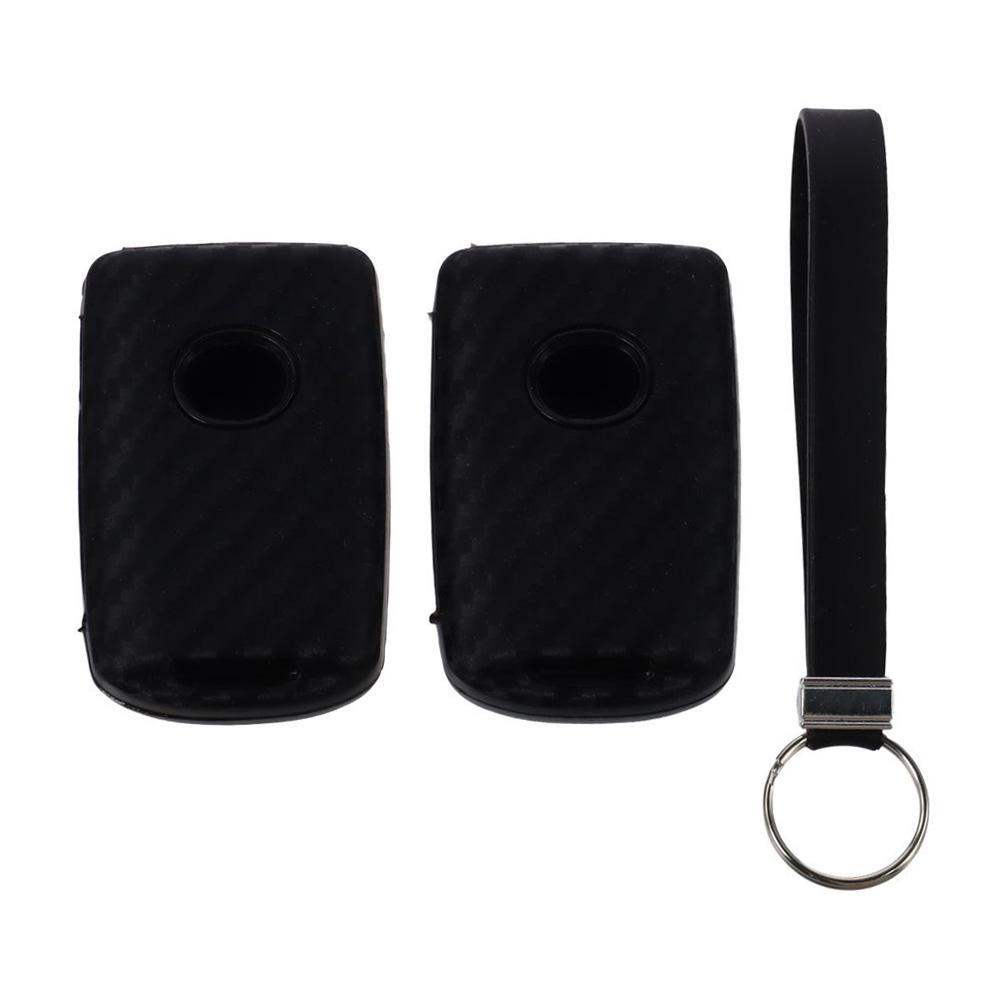 

Silicone Silicone Keyless Entry Remote Car Smart Key Fob Black Car Accessories for MX-5