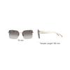 Dior Quadratische Sonnenbrille Mit Buchstaben-Logo-Design Unisex-Sonnenbrille Gold CDIOR-S3U-D0A1