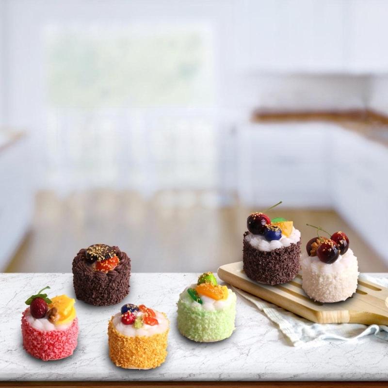 Artificial Cake Model Photography Props for Display, Simulation Cake Dessert Model Photography Props for Home Decoration