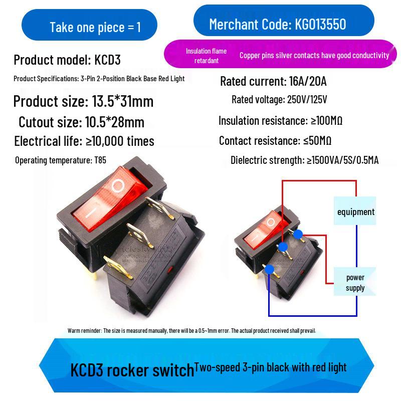 KCD3 Electric Multi-Cooker with Lighted Boat-Type Switch and Dual-Function Heating