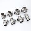 Stainless Steel Right Angle Tee Connector 19mm-32mm Joint Elbow Assembly Frame Fastener