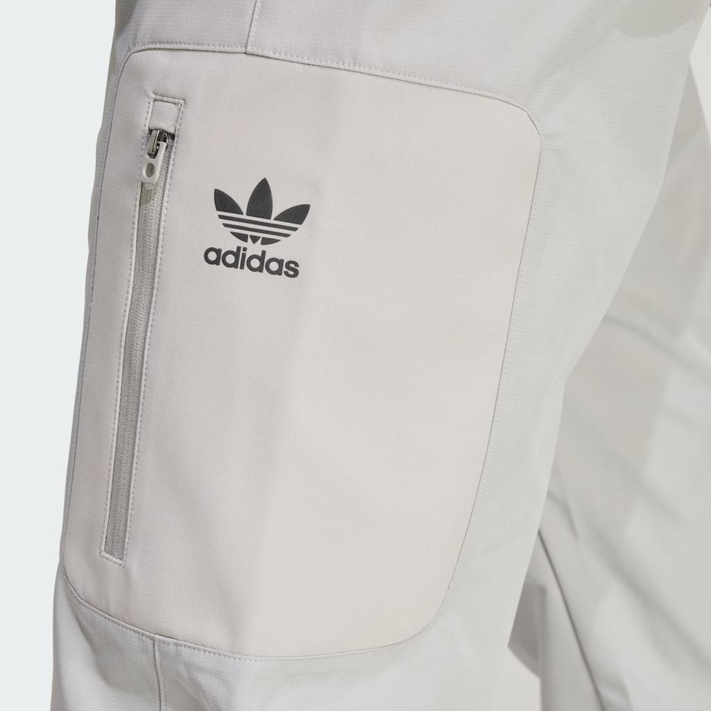 Adidas Originals Utility Cargo Pants Solid Color Casual Work Pants Men Pants Gray IR9437