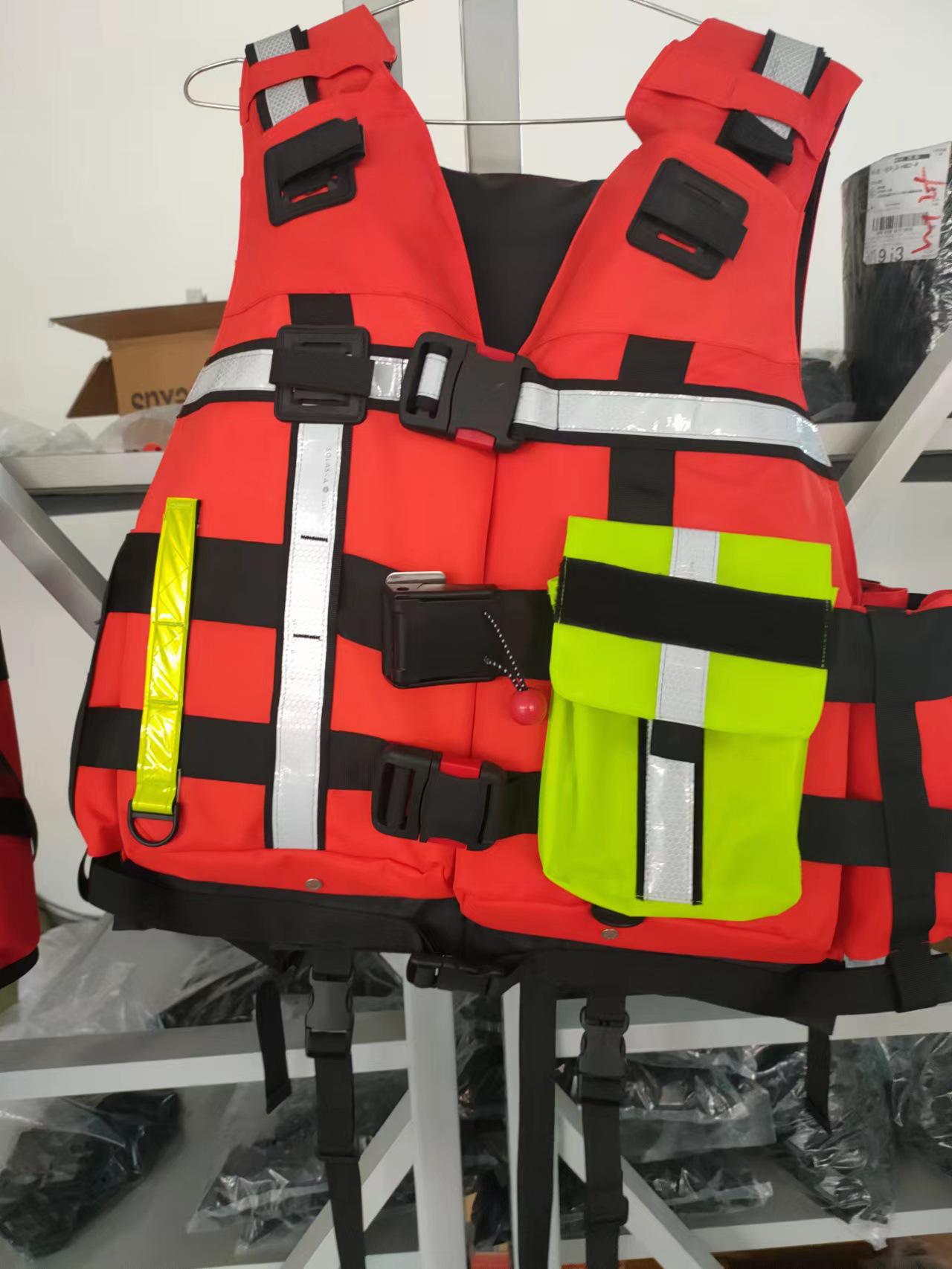 Rafting Life Jacket with Pockets - Lifesaving Equipment Vest